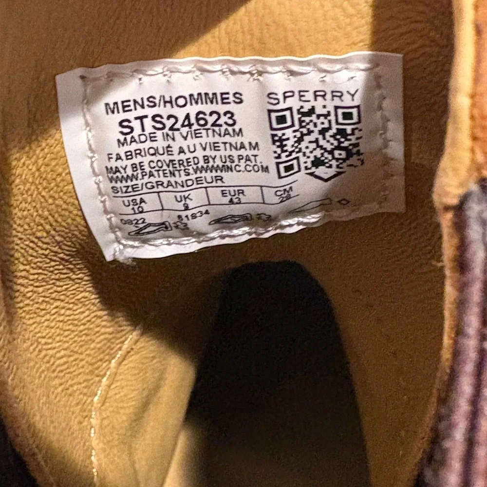 Sperry Top-Sider Gold Cup Commodore Chelsea Boots Tan 10 Leather‎ Slip On